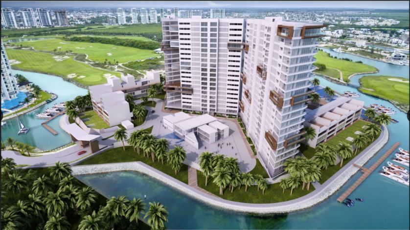 Departamento en Puerto Cancún, Benito Juárez