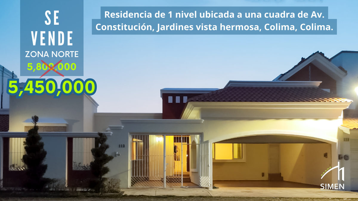 Hermosa residencia de 3 habitaciones  en León Felipe.