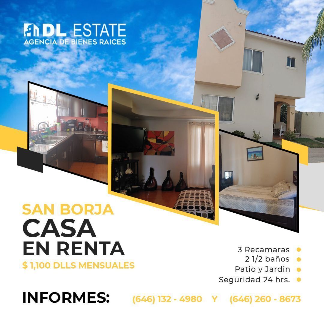 SAN BORJA RESIDENCIAL, AMUEBLADA Y EQUIPADA