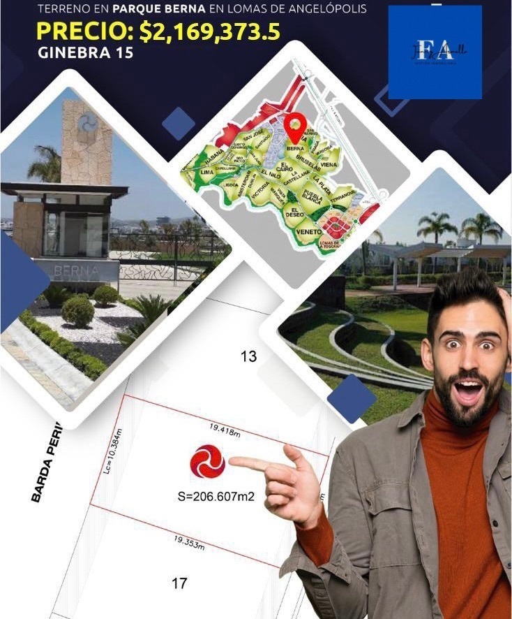 TERRENO EN VENTA LOMAS 2 PARQUE BERNA