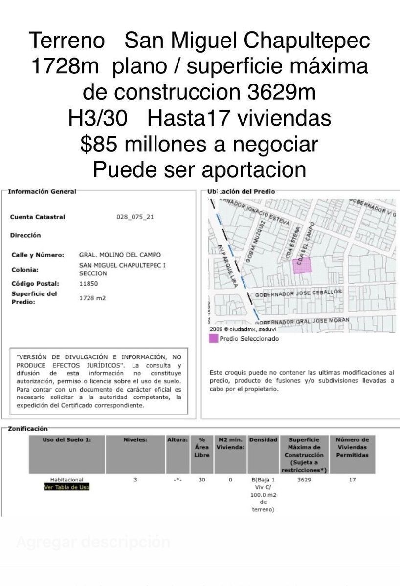 TERRENO EN VENTA MUY BUEN PRECIO!